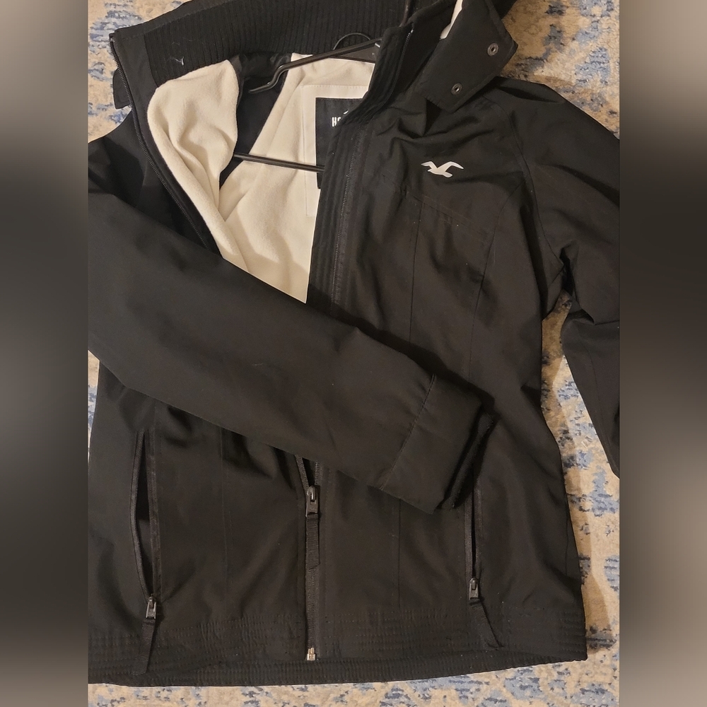 New Hollister Cream All-Weather Jacket